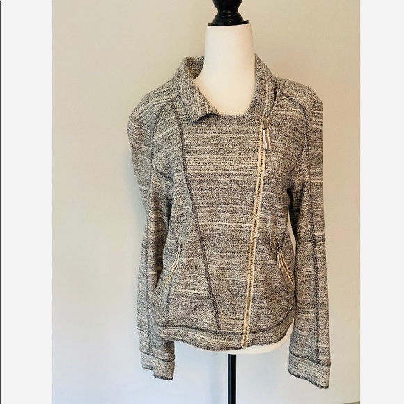 Anthropologie Jackets & Blazers - Anthropologie Moro Jacket with Side Zipper Grey